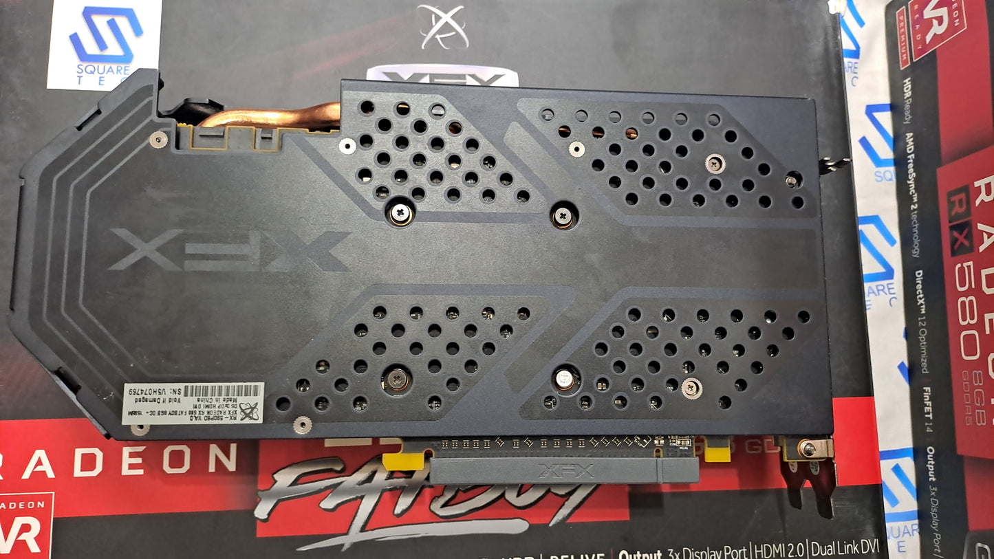 RX 590 XFX FATBOY OC+ 8GB 1565MHz GDDR5