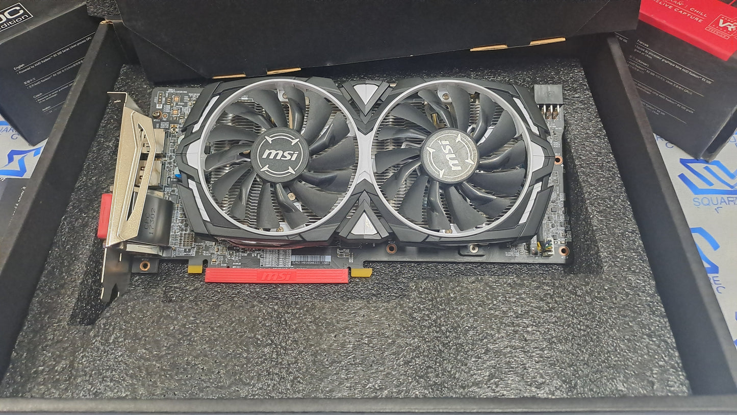 RX 580 MSI ARMOR 8GB OC 2304SP