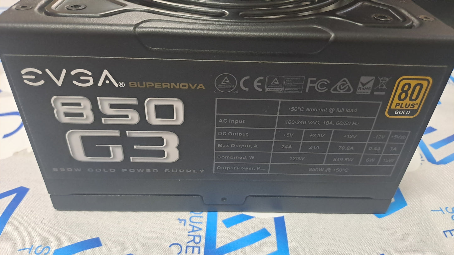 POWER SUPPLY GOLD EVGA 850W G3 +80