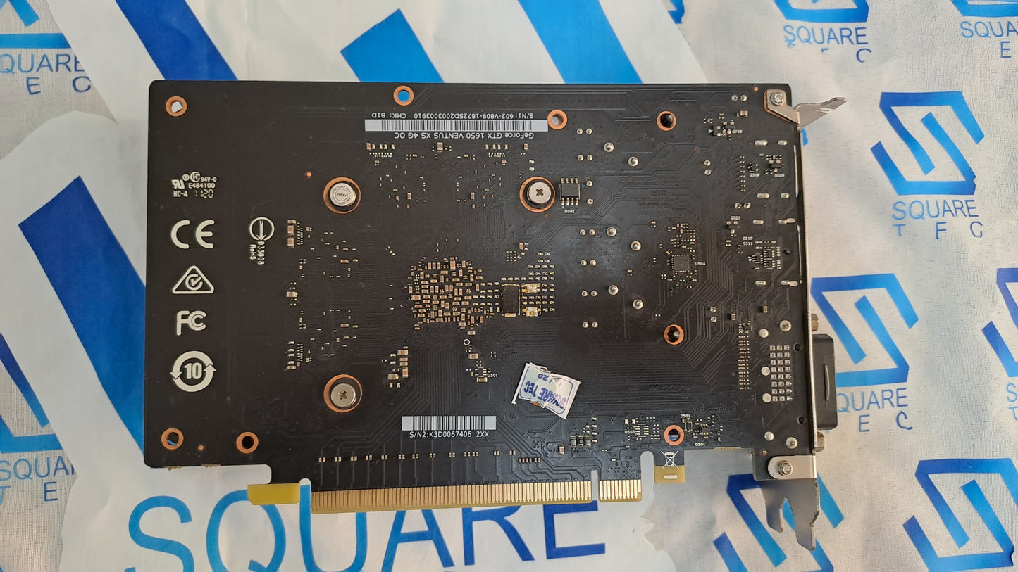 GTX 1650 MSI VENTUS XS OC EDITION 4GB GDDR5