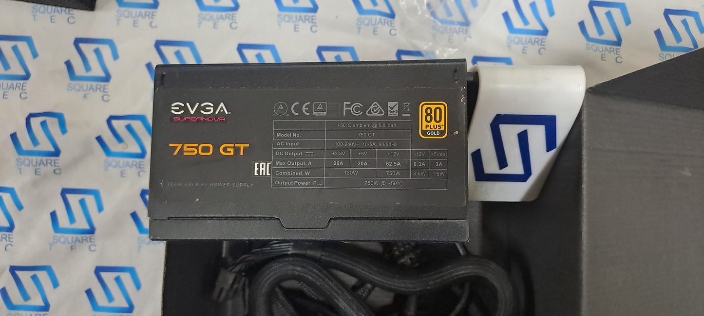 POWER SUPPLY EVGA 750W GT GOLD +80