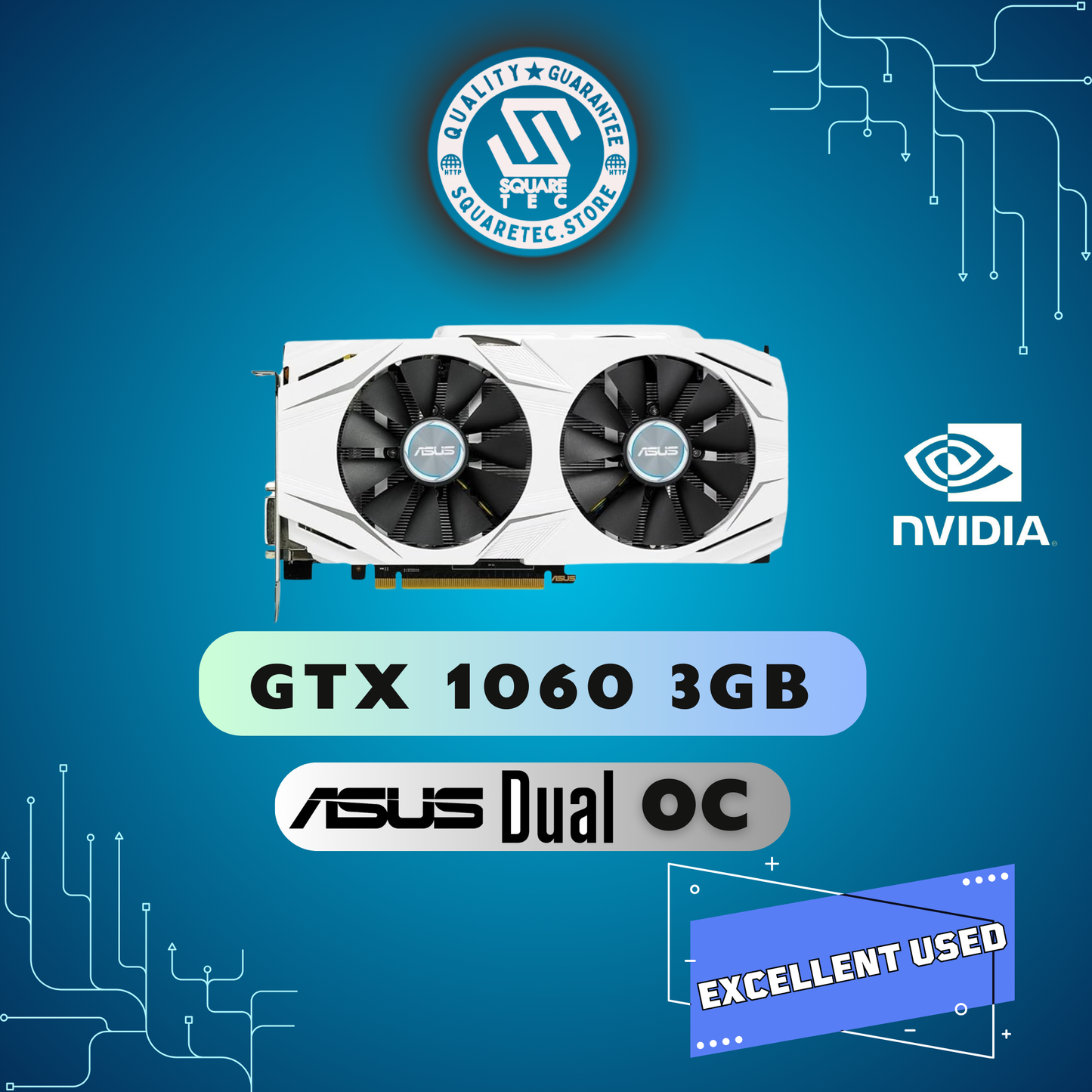 GTX 1060 ASUS DUAL OC 3GB GDDR5