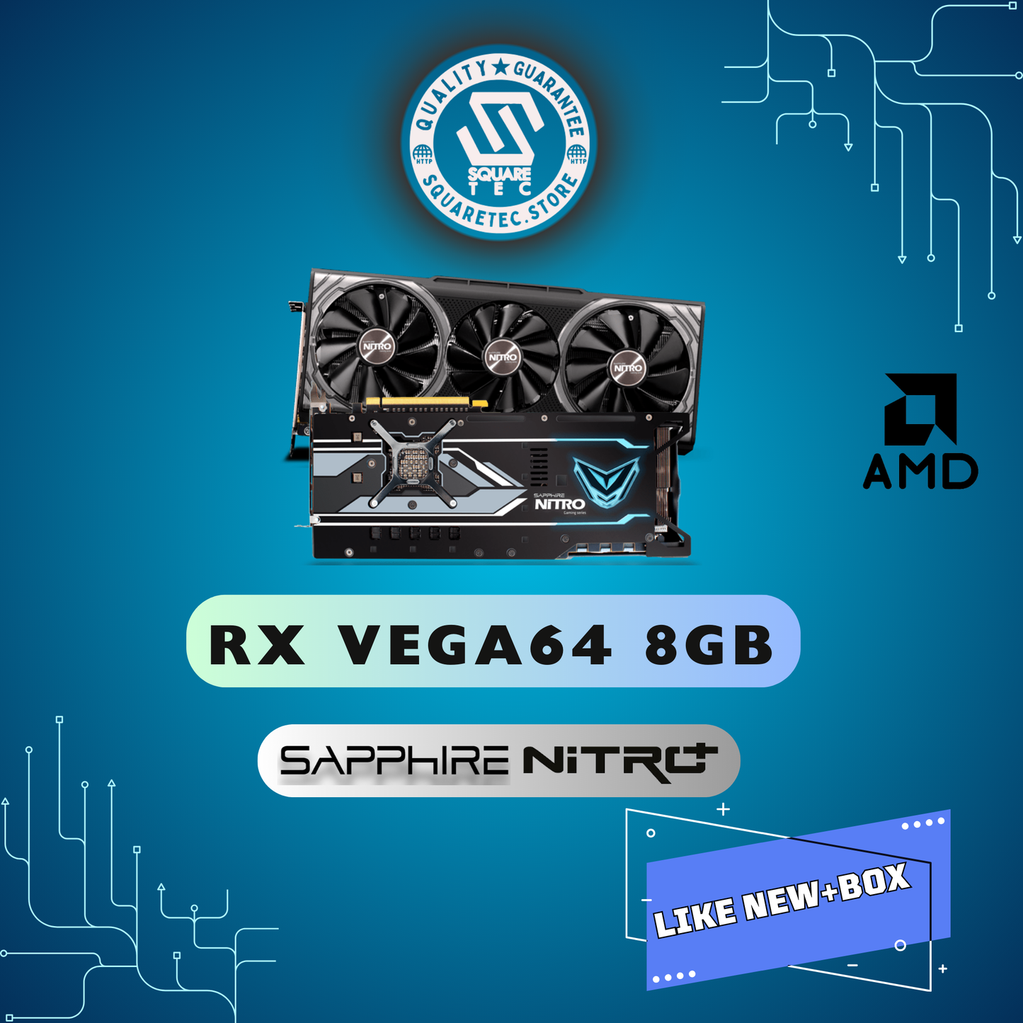 RX VEGA64 SAPPHIRE NITRO+ 8GB HBM2