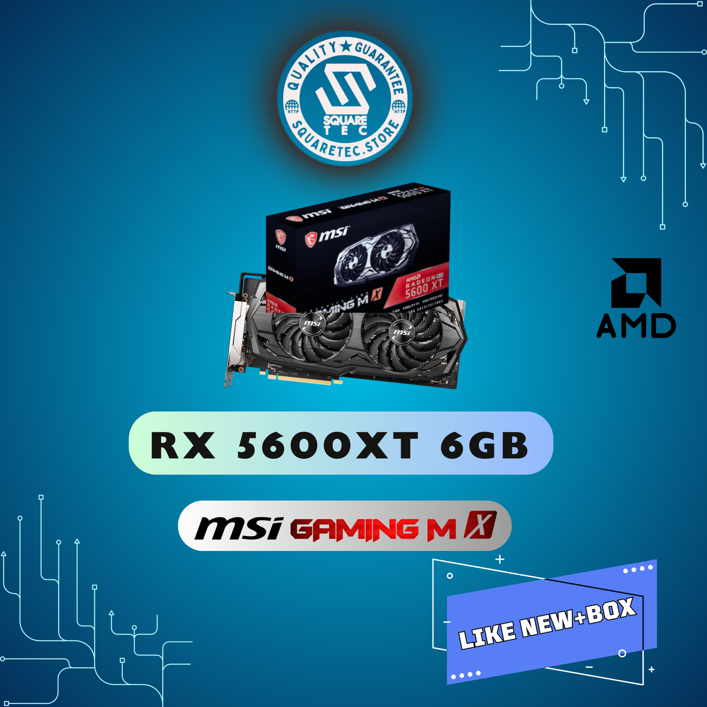 RX 5600 XT MSI GAMING MX 6GB GDDR6