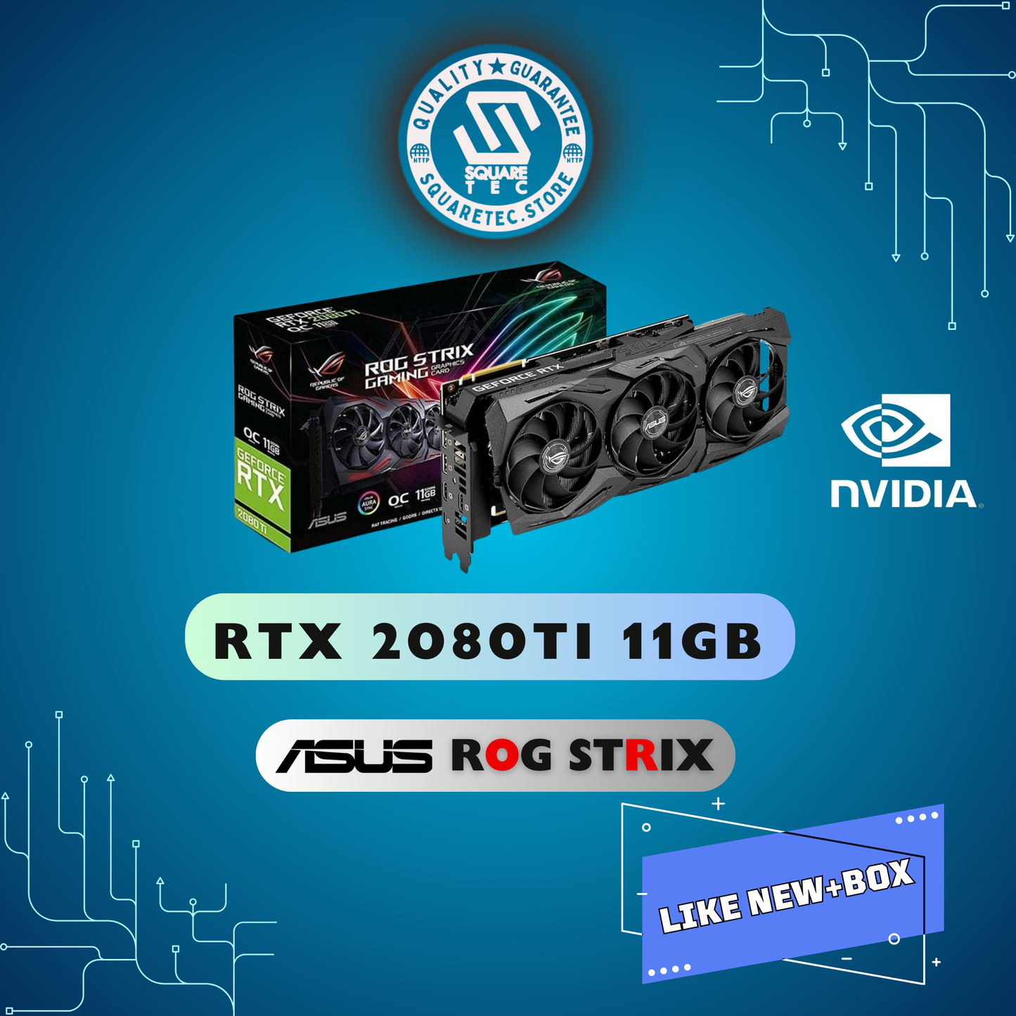 RTX 2080 Ti ASUS ROG STRIX GeForce GAMING OC 11GB GDDR6