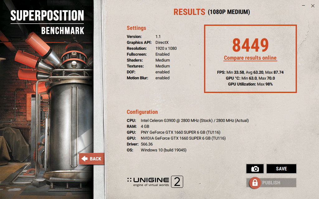 GTX 1660SUPER PNY DUAL 6GB GDDR6