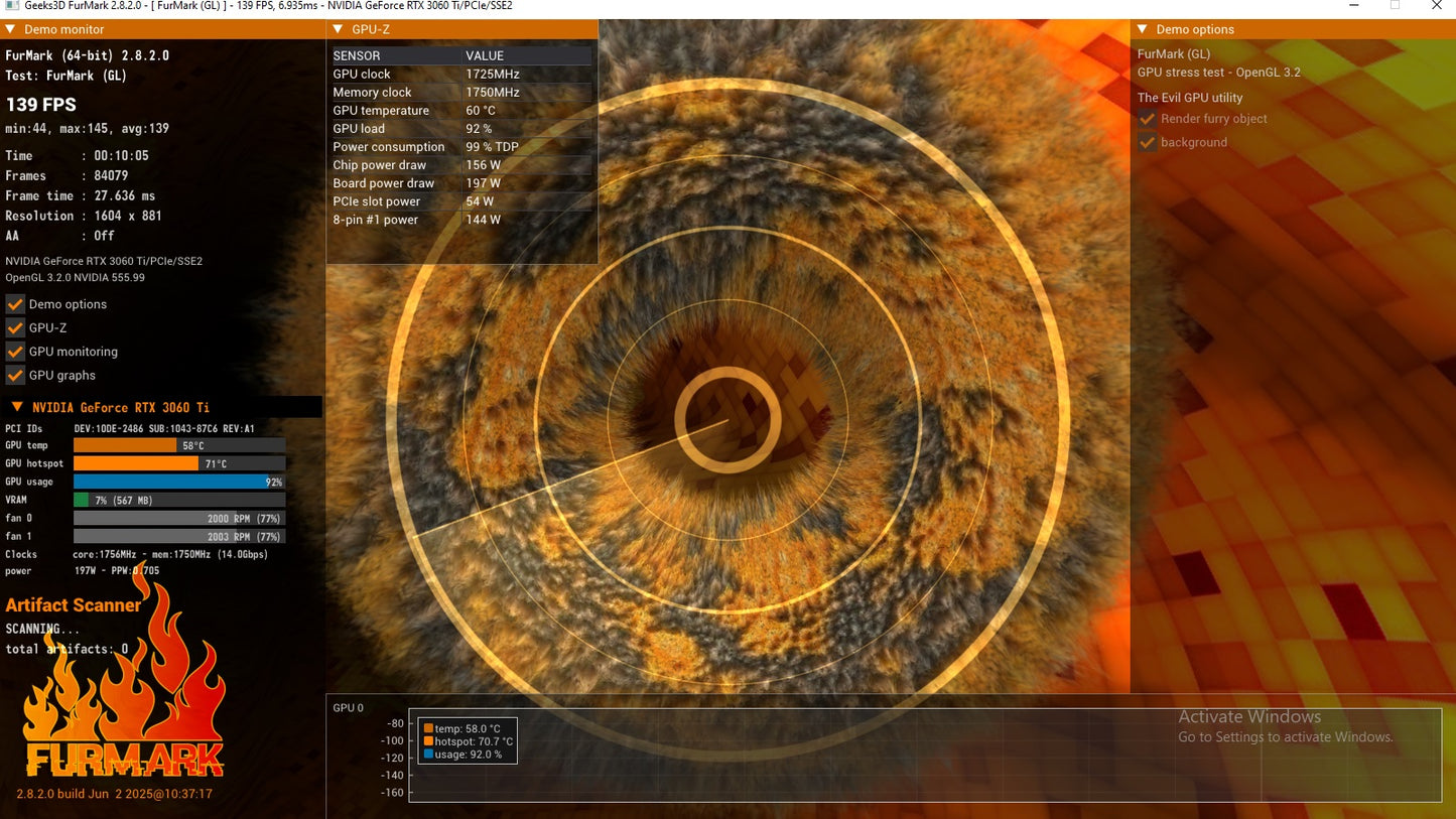 RTX 3060Ti ASUS TUF GAMING 8GB GDDR6