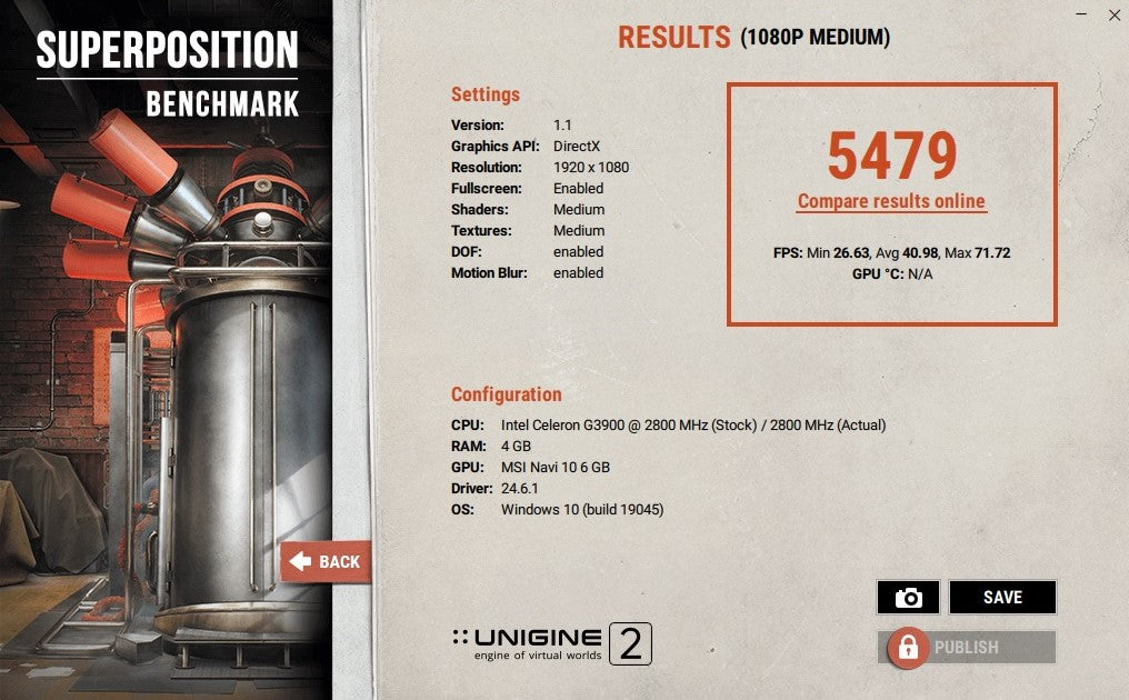 RX 5600 XT MSI GAMING MX 6GB GDDR6