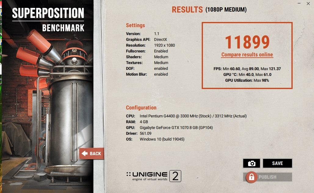 GTX 1070 GIGABYTE G1 GAMING 8GB GDDR5