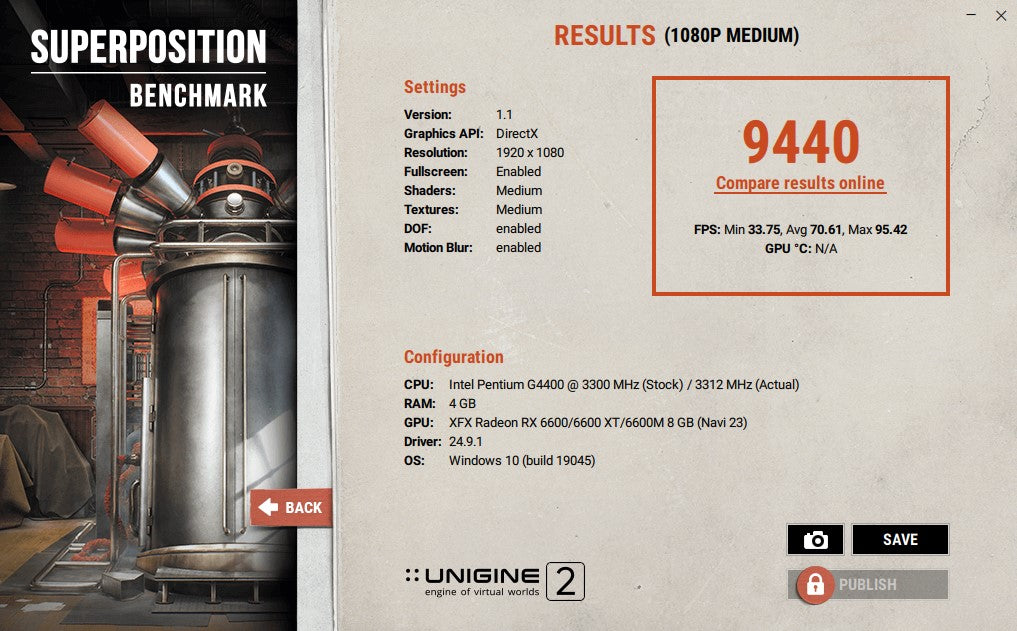 RX 6600 XFX SPEEDSTER SWFT 210 8GB GDDR6