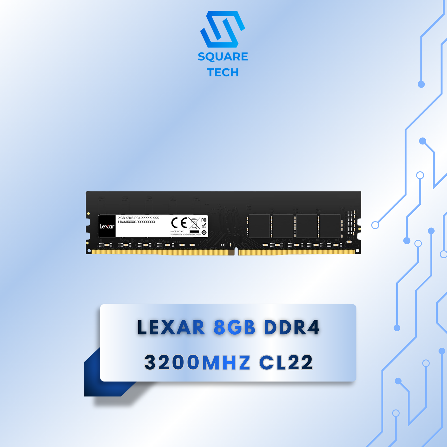 Lexar 8GB DDR4 3200MHz