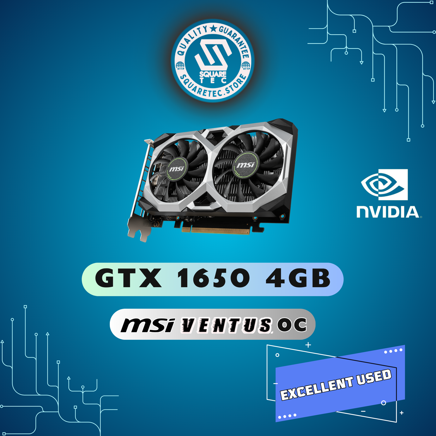 GTX 1650 MSI VENTUS XS OC EDITION 4GB GDDR5