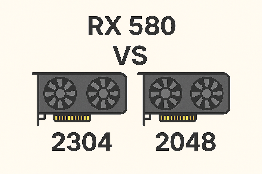RX 580 2304SP VS 2048SP أيهم الأفضل وليه ؟