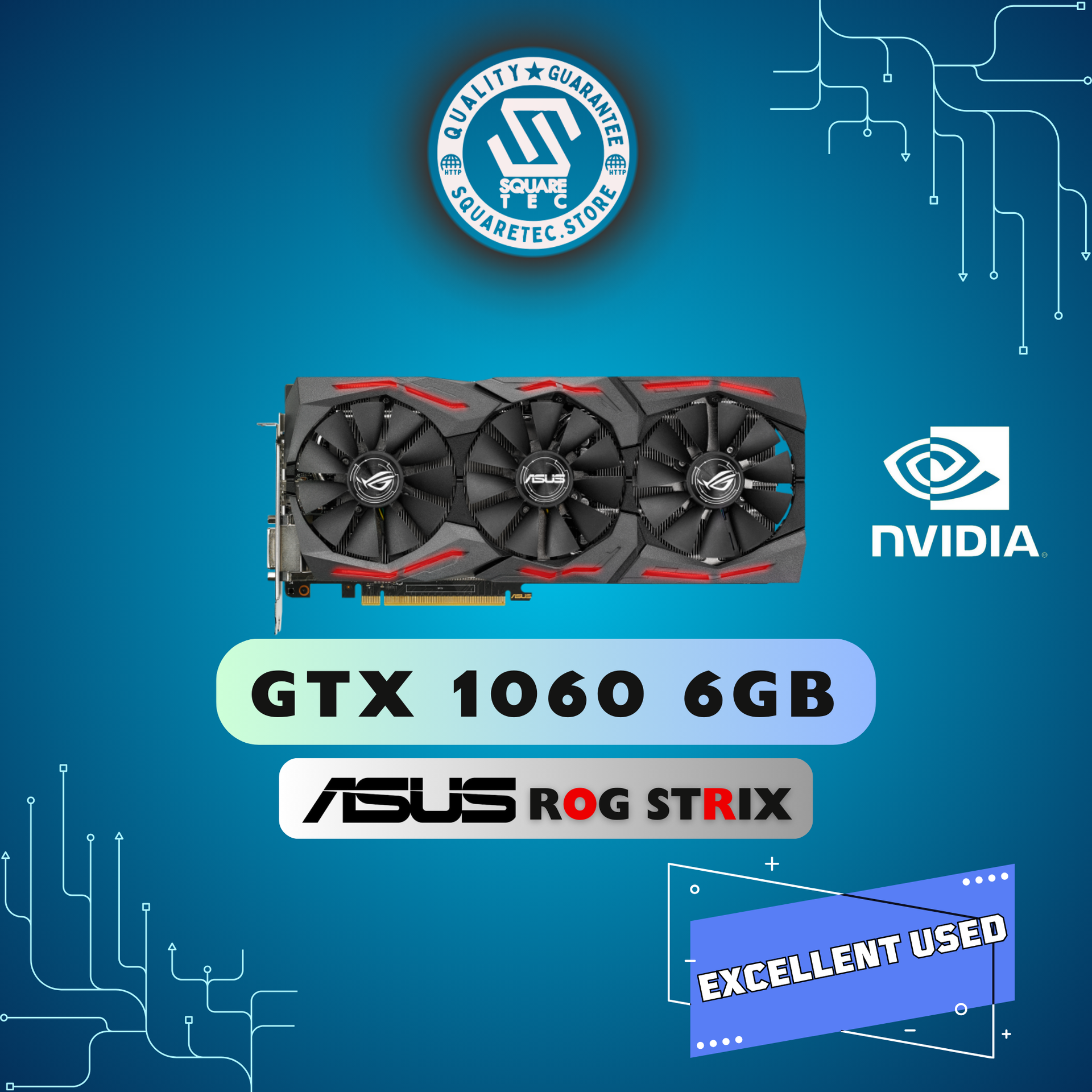 GTX 1060 ASUS ROG STRIX 6GB GDDR5