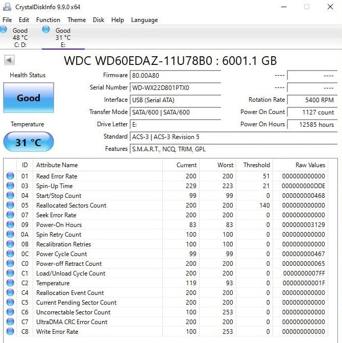Western Digital My Book 6TB External HDD