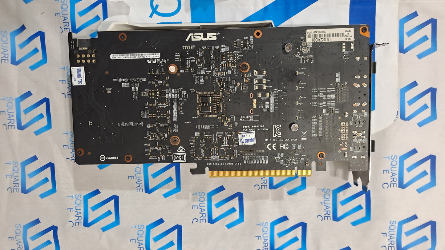 GTX 1060 ASUS DUAL OC 3GB GDDR5