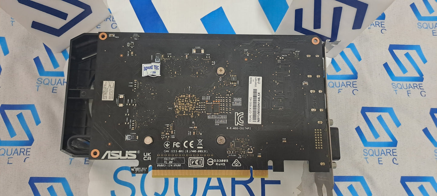 GTX 1650 ASUS DUAL OC 4GB GDDR5