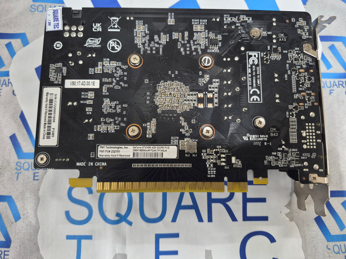 GTX 1650 PNY DUAL FAN 4GB GDDR6