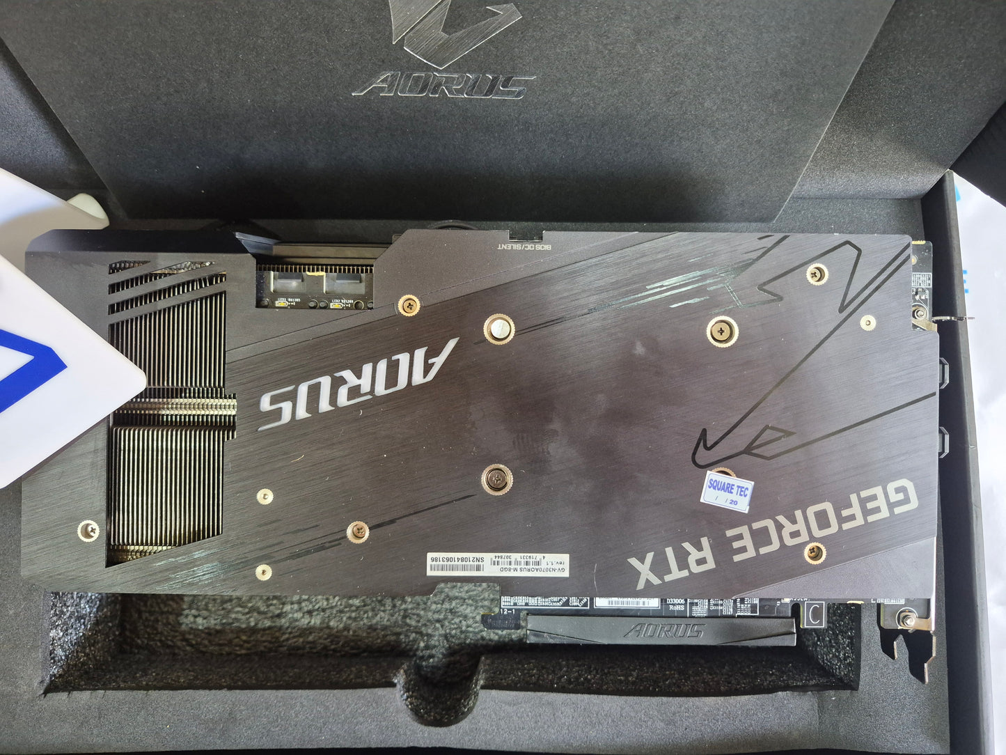 RTX 3070 GIGABYTE AORUS MASTER 8GB GDDR6