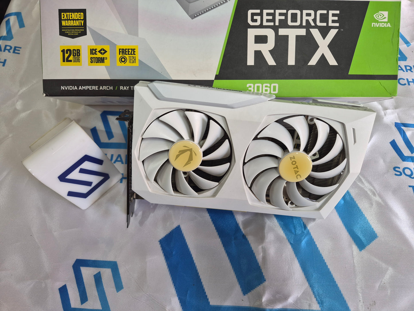 RTX 3060 ZOTAC GAMING AMP WHITE EDITION 12GB GDDR6