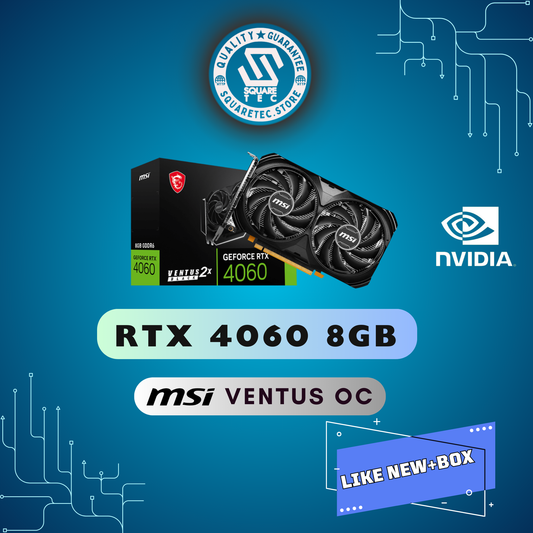 RTX 4060 MSI VENTUS 2X BLACK OC 8GB GDDR6