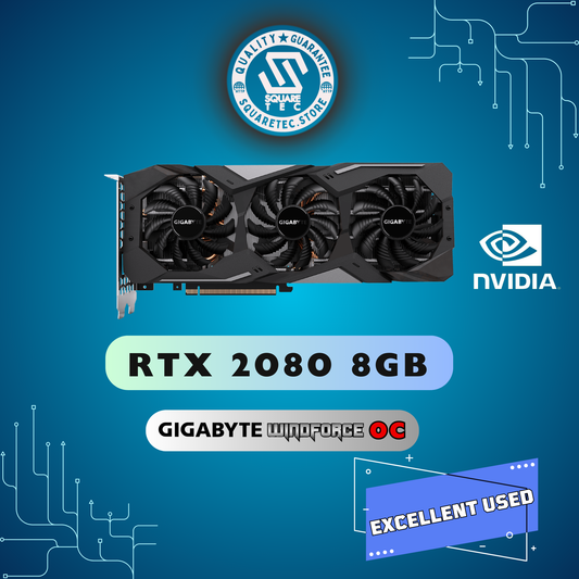 RTX 2080 GIGABYTE WINDFORCE 3X OC 8GB GDDR6