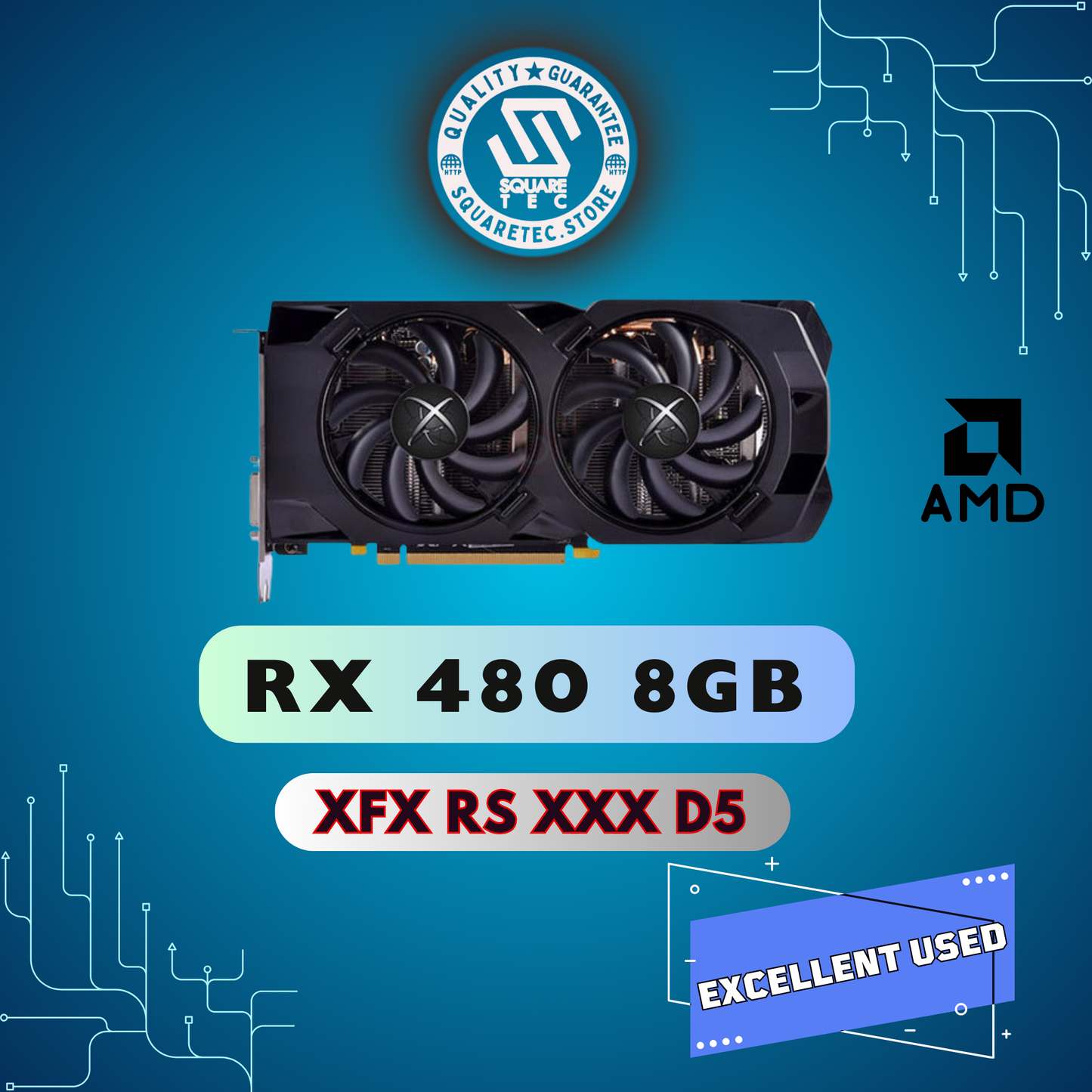 RX 480 XFX RS XXX 8GB GDDR5