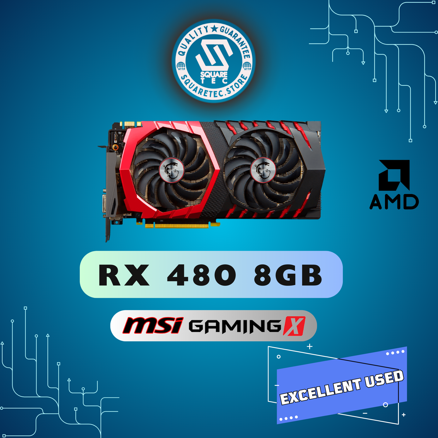 RX 480 MSI GAMING X 8GB GDDR5