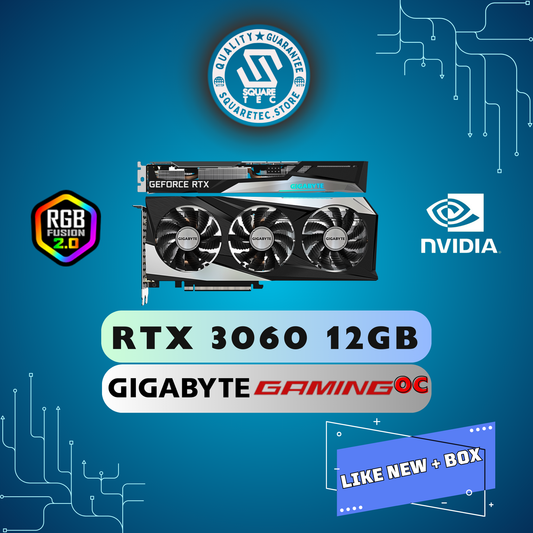 RTX 3060 GIGABYTE GAMING OC 12GB GDDR6