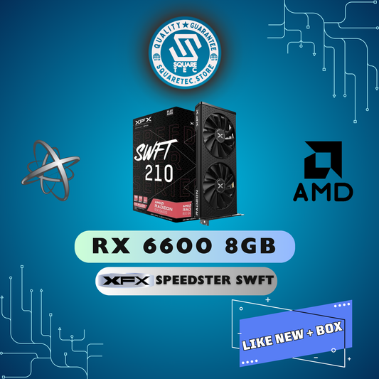 RX 6600 XFX SPEEDSTER SWFT 210 8GB GDDR6‏