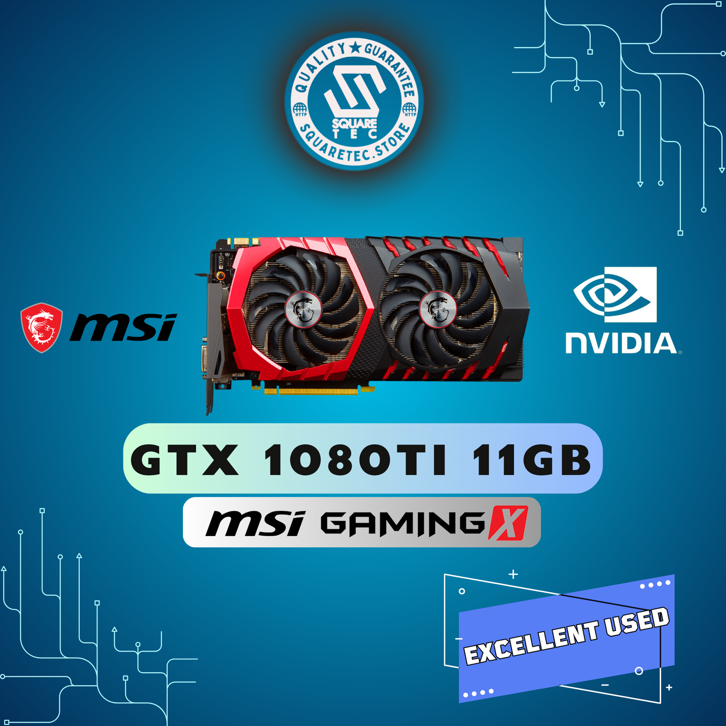 GTX 1080 Ti MSI GeForce GAMING X 11GB GDDR5X