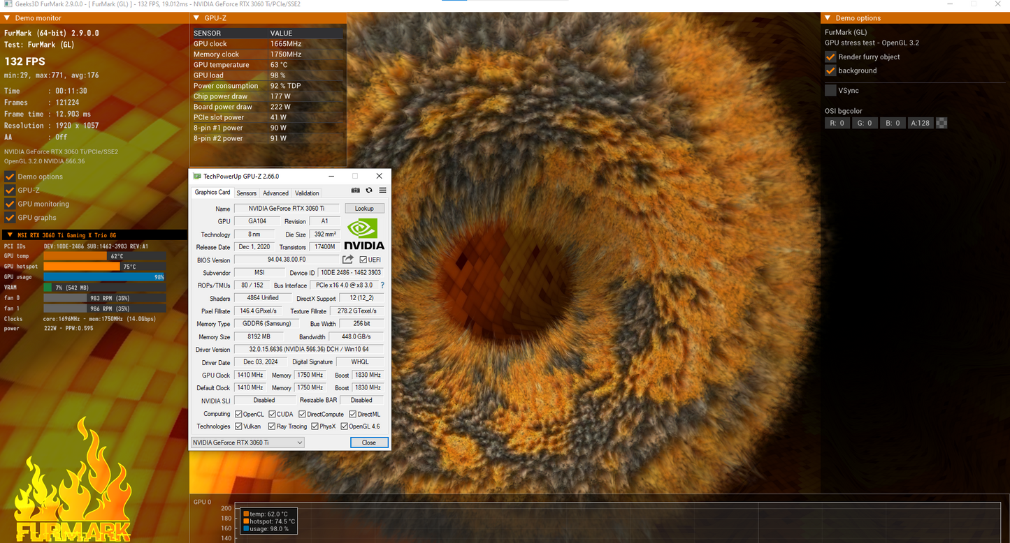 RTX 3060Ti MSI GAMING X TRIO 8GB GDDR6