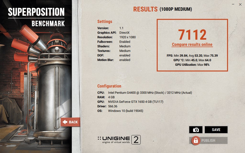 GTX 1650 PALIT GeForce GAMINGPRO 4GB GDDR6