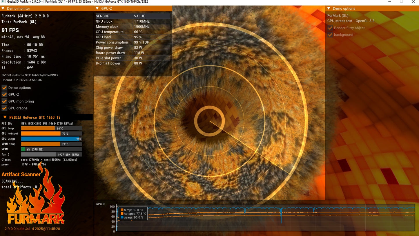 GTX 1660Ti MSI VENTUS XS OC 6GB GDDR6