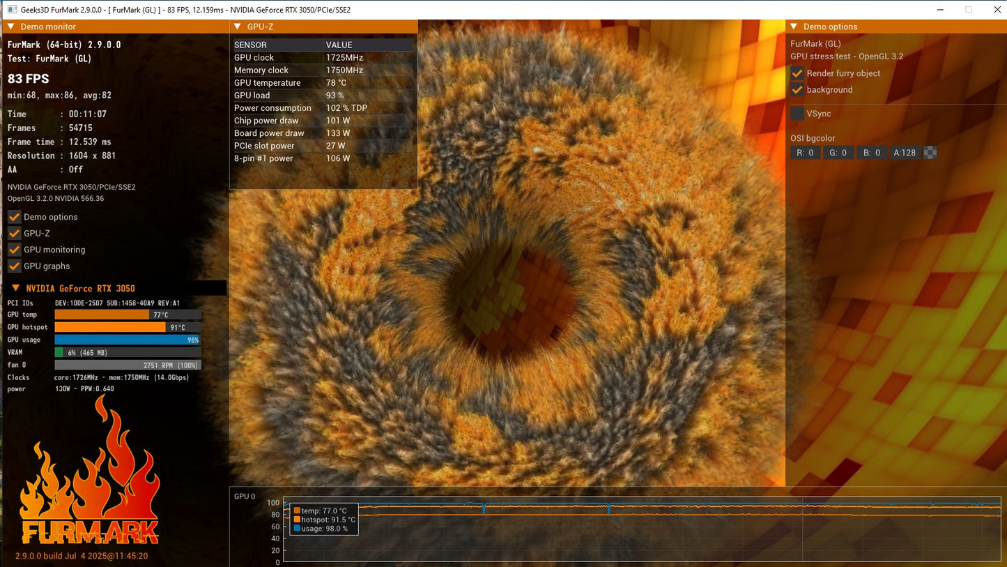 RTX 3050 GIGABYTE EAGLE OC 8GB GDDR6