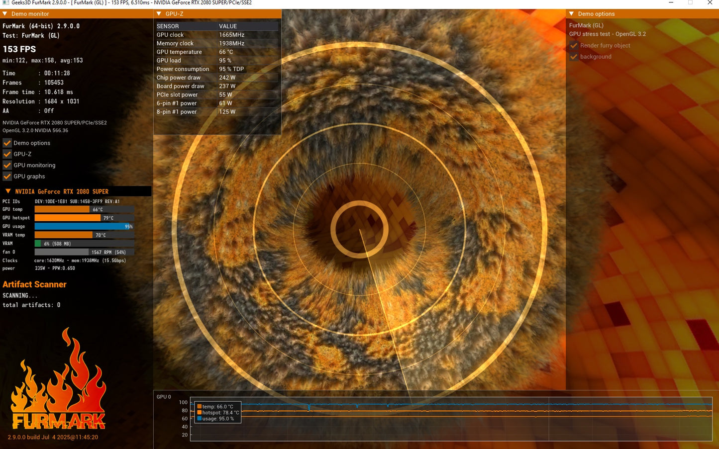 RTX 2080SUPER GIGABYTE GAMING OC 8GB GDDR6