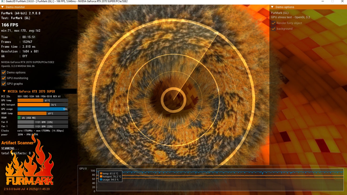 RTX 2070 SUPER ZOTAC GAMING AMP EXTREME 8GB GDDR6