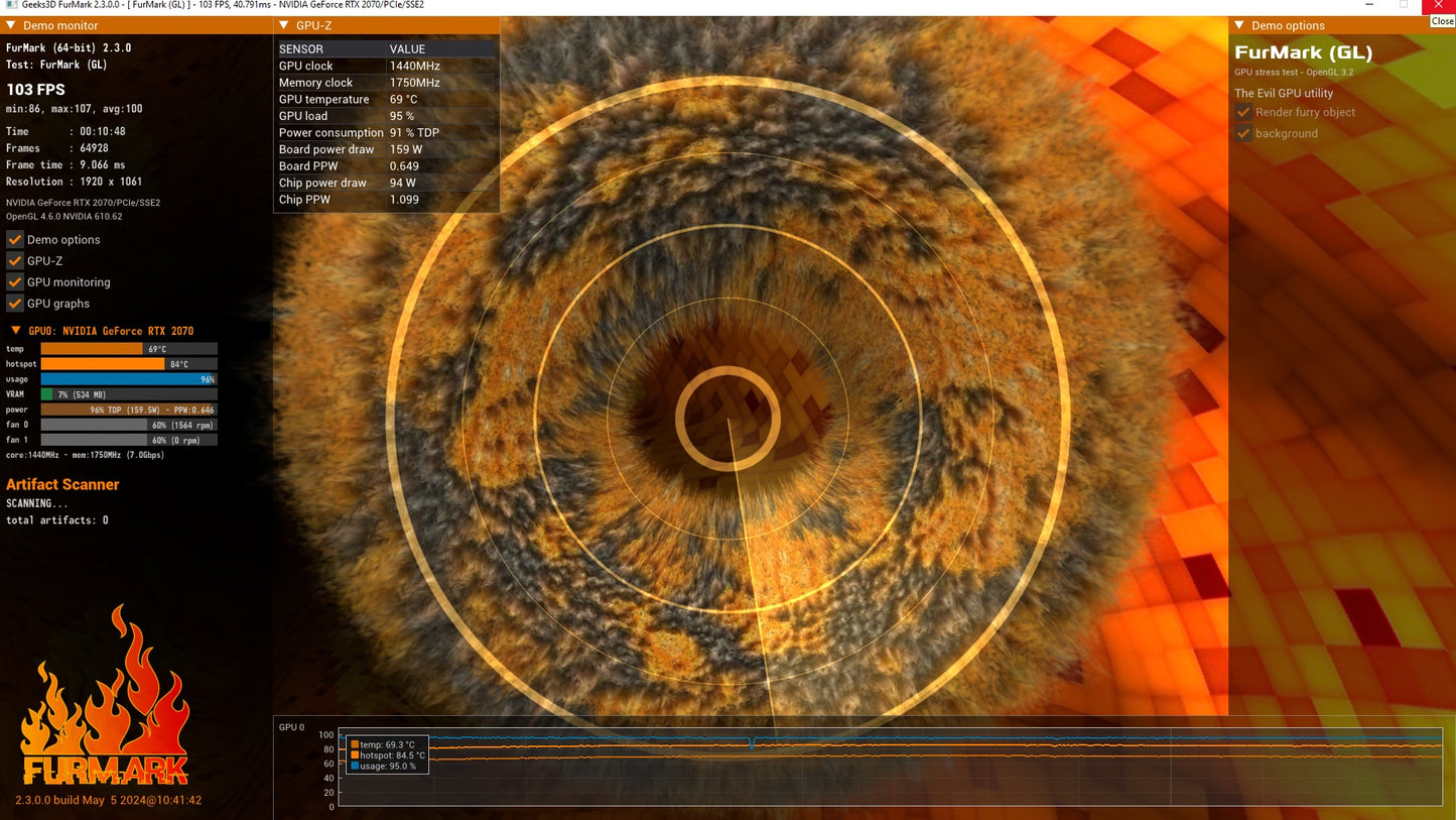 RTX 2070 GIGABYTE WINDFORCE 3X 8GB GDDR6