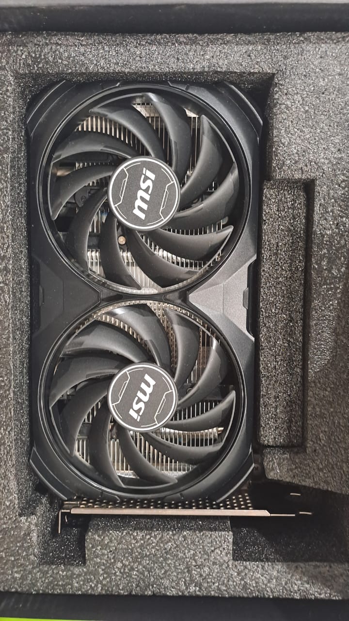 RTX 4060 MSI VENTUS 2X BLACK OC 8GB GDDR6