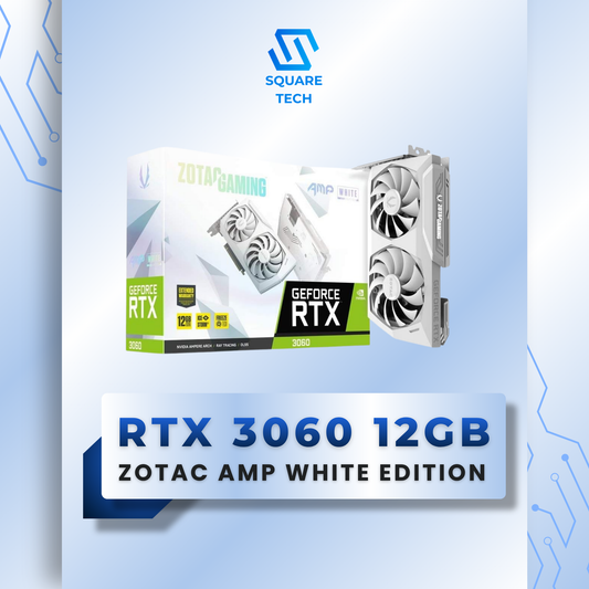 RTX 3060 ZOTAC GAMING AMP WHITE EDITION 12GB GDDR6
