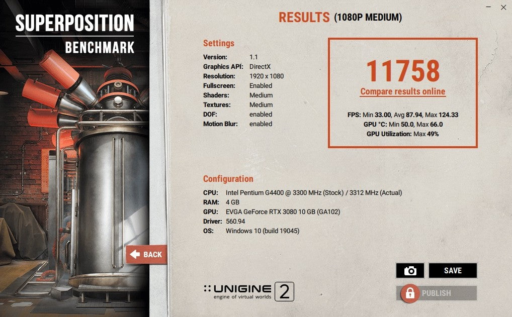 RTX 3080 EVGA FTW3 ULTRA GAMING 10GB GDDR6X