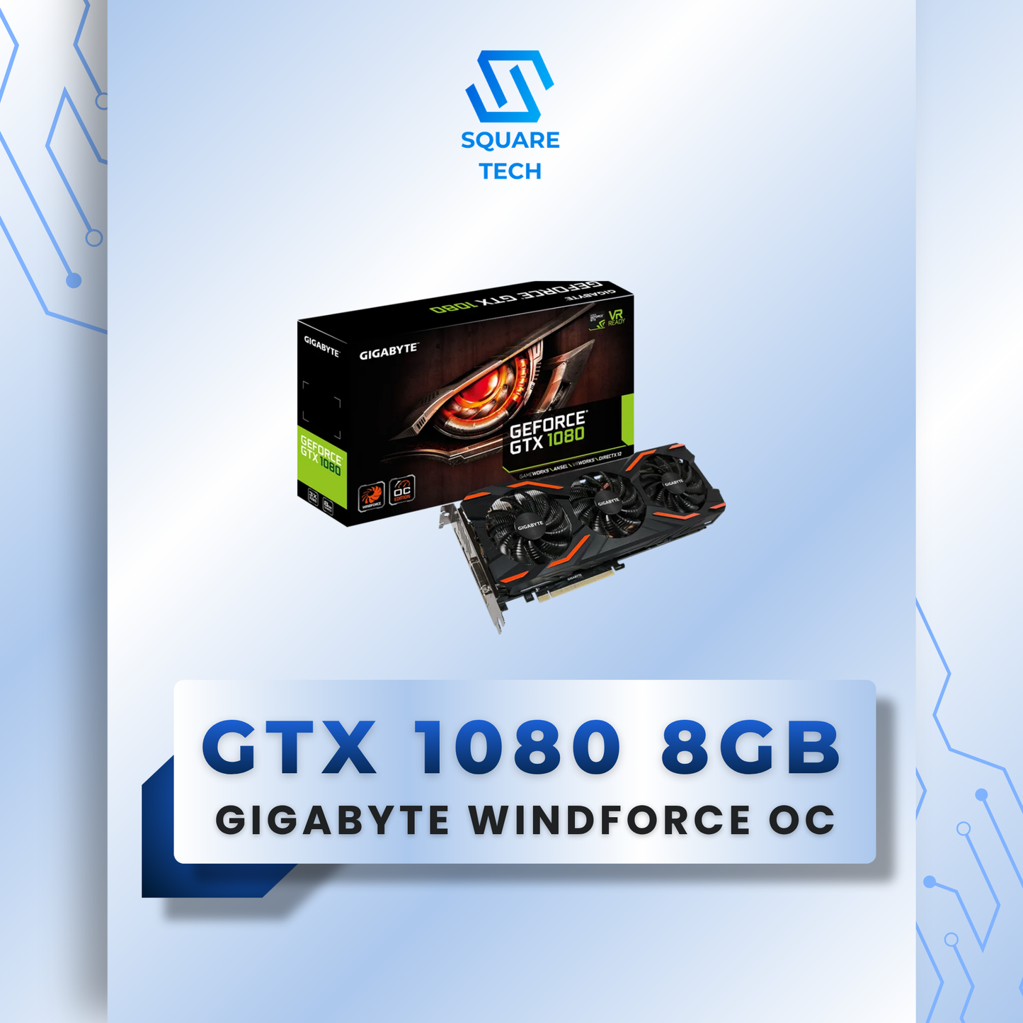GTX 1080 GIGABYTE WINDFORCE OC 8GB GDDR5X