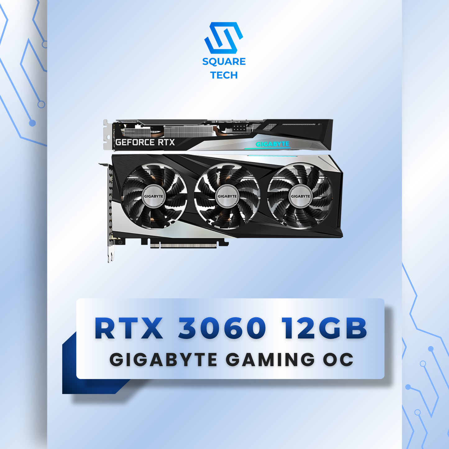 RTX 3060 GIGABYTE GAMING OC 12GB GDDR6