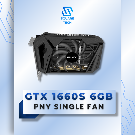 GTX 1660SUPER PNY SINGLE FAN 6GB GDDR6