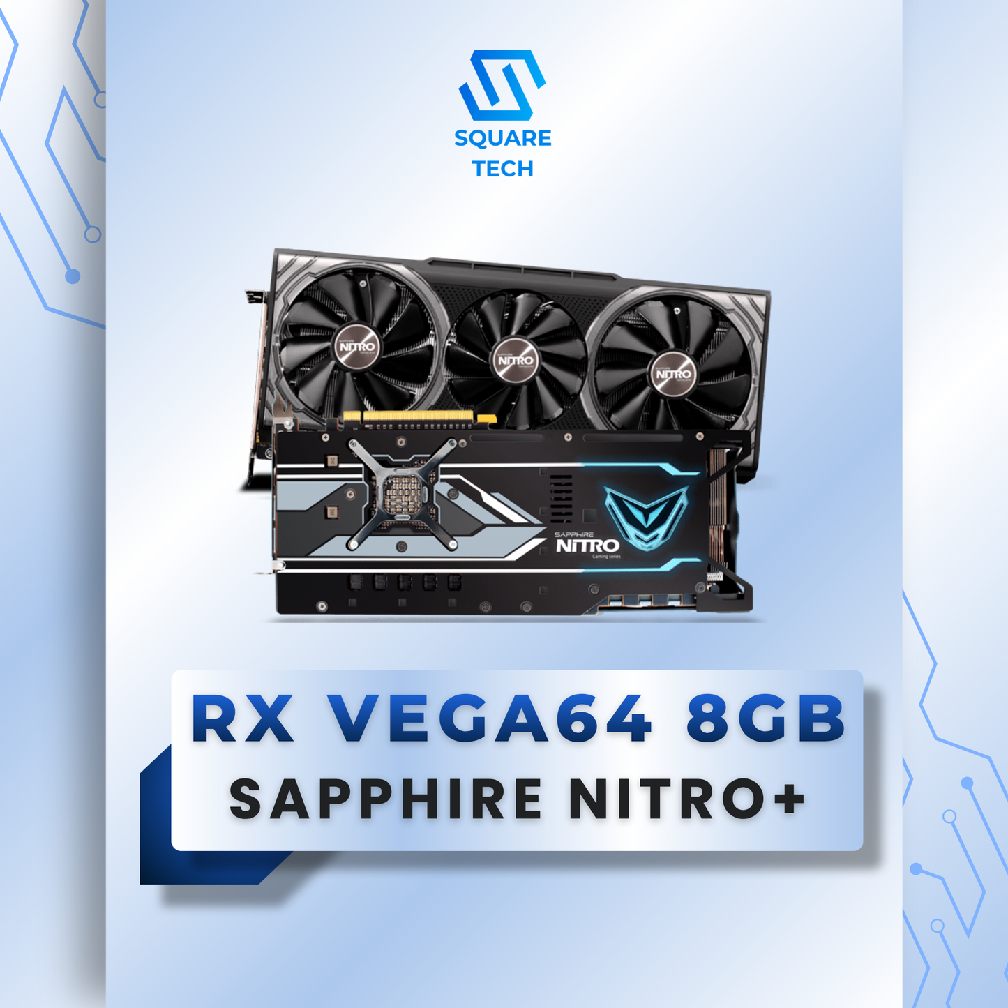 RX VEGA64 SAPPHIRE NITRO+ 8GB HBM2