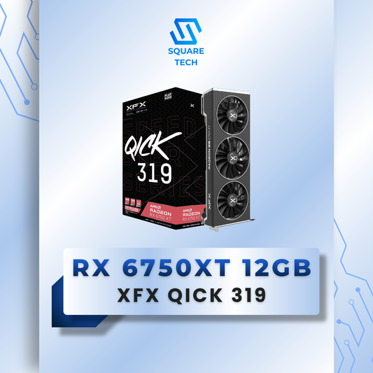 RX 6750XT XFX SPEEDSTER QICK 319 12GB GDDR6‏