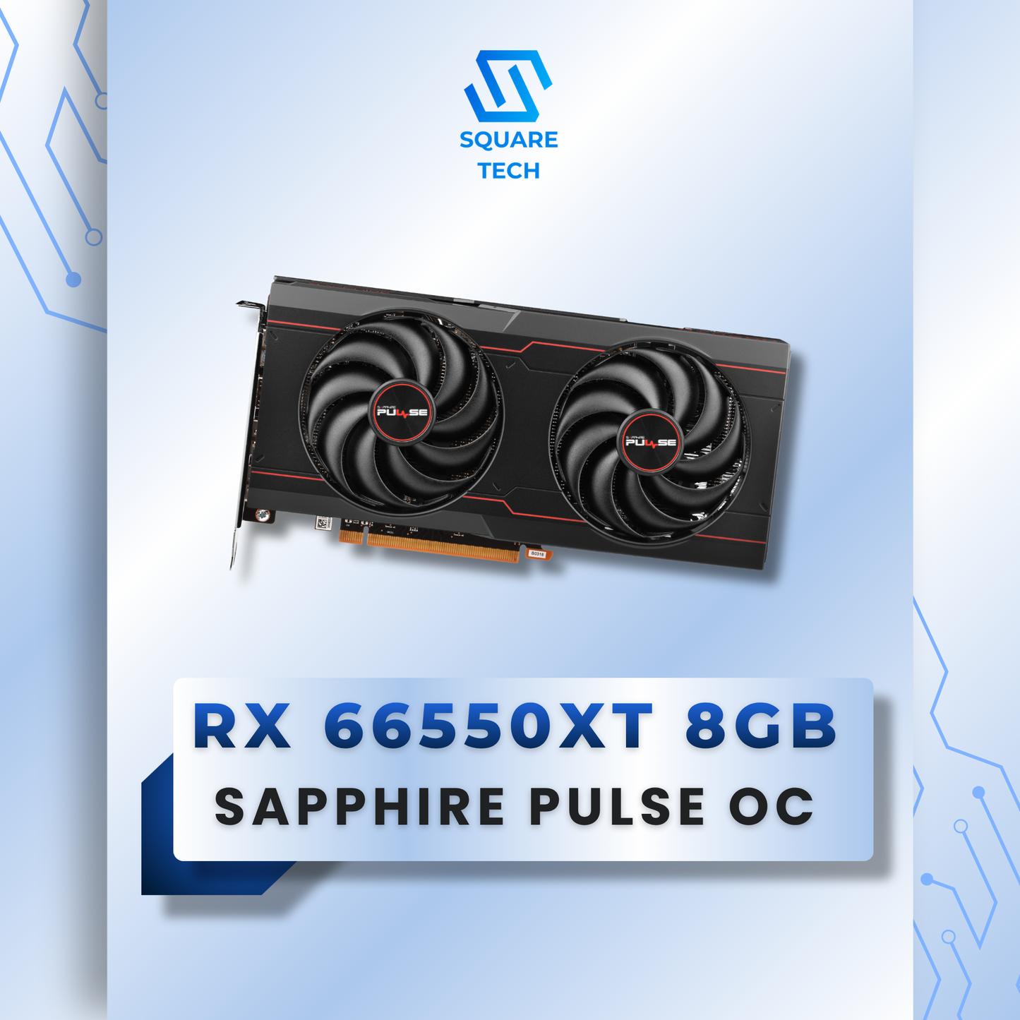 RX 6650XT SAPPHIRE PULSE OC 8GB GDDR6
