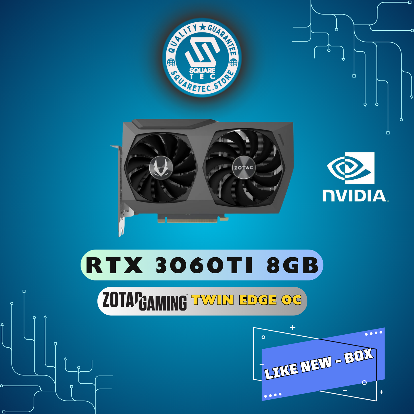 RTX 3060Ti ZOTAC GAMING TWIN EDGE 8GB