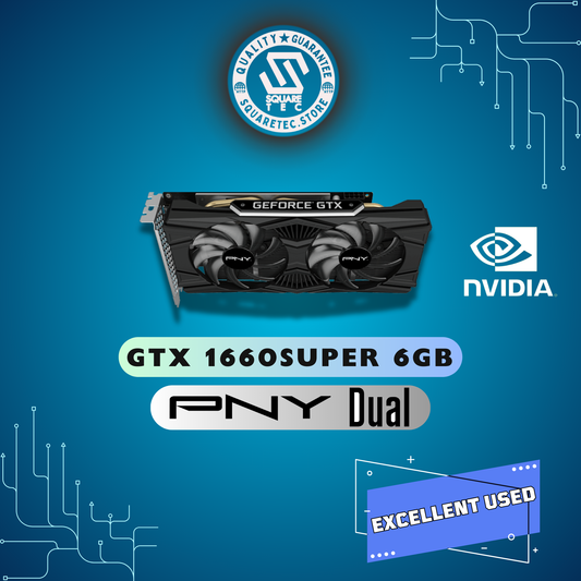 GTX 1660SUPER PNY DUAL 6GB GDDR6