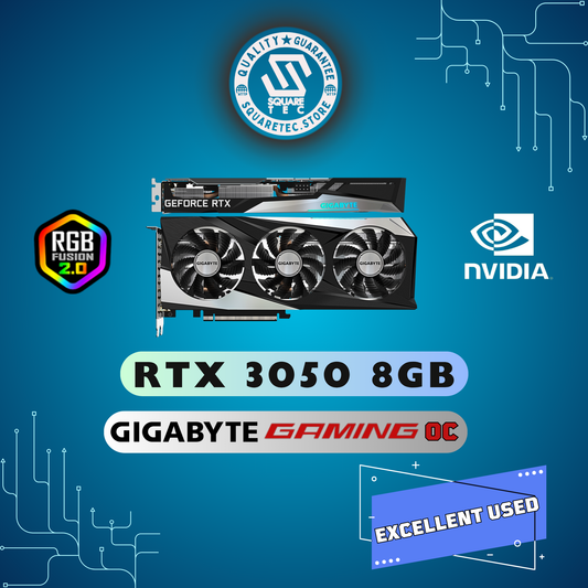 RTX 3050 GIGABYTE GAMING OC 8GB GDDR6